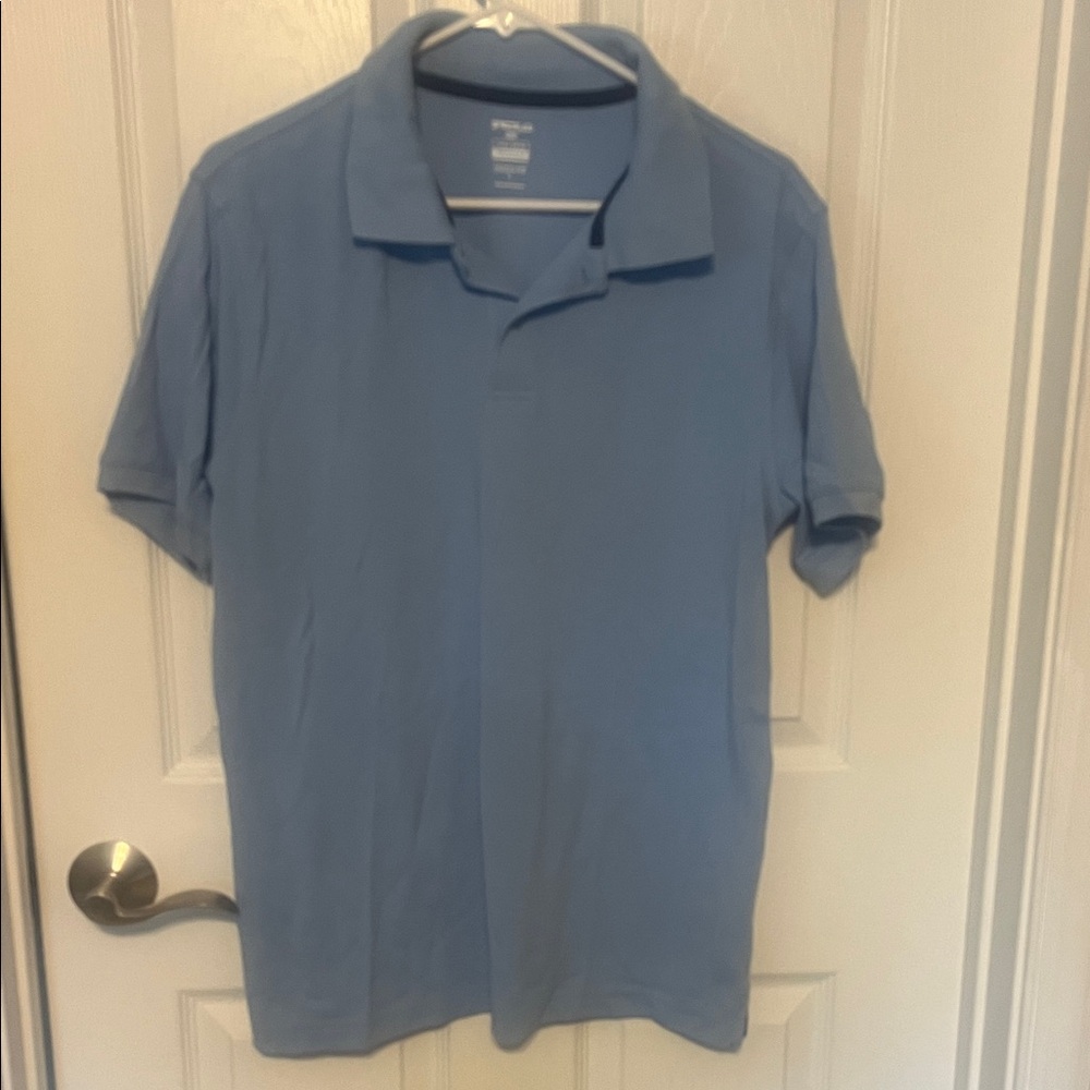 Tesla Light Blue Polo Shirt